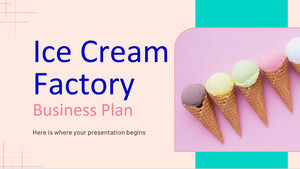 Ice Cream Factory Business Plan