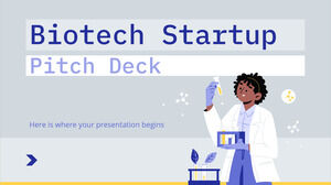 Dek Pitch Startup Biotek