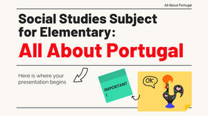 Studii sociale Subiect pentru elementar: Totul despre Portugalia