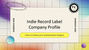 Indie Record Label Company Profile