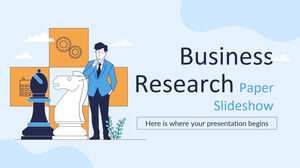 Presentazione del documento di ricerca aziendale