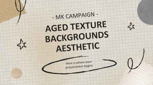 Campagne MK esthétique d'arrière-plans de texture vieillie