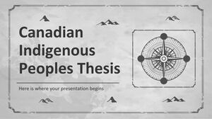 Tesi sulle popolazioni indigene canadesi