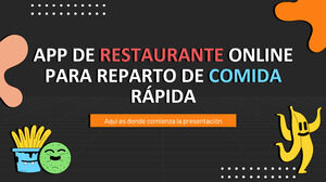 Aplicativo de entrega de comida rápida para restaurante on-line