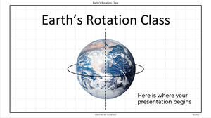 Earth's Rotation Class