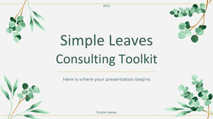 Simple Leaves 컨설팅 툴킷