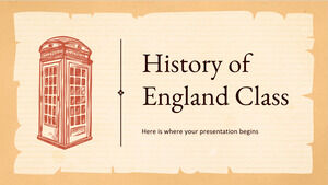 Classe di storia dell'Inghilterra