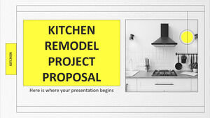 Proposition de projet de rénovation de cuisine