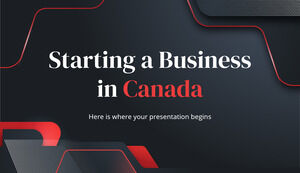 Pornirea unei afaceri în Canada