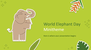 Minitema del Día Mundial del Elefante