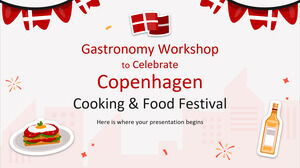코펜하겐 요리 및 음식 축제를 기념하는 요리 워크숍