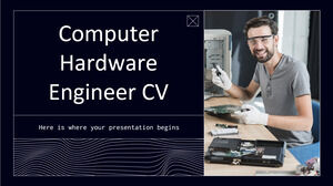 Lebenslauf eines Computer-Hardware-Ingenieurs