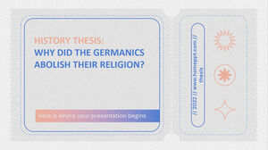 Tese de História: Por que os germânicos aboliram sua religião?