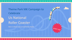 Campagna Theme Park MK per celebrare la Giornata nazionale delle montagne russe degli Stati Uniti