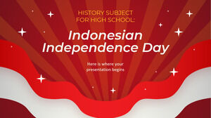 Lise Tarih Konusu: Endonezya Bağımsızlık Günü
