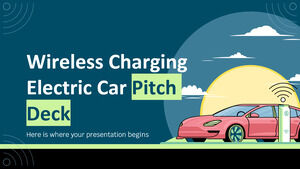 Plate-forme de présentation de voiture électrique à chargement sans fil