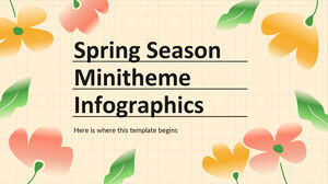 春のミニテーマのインフォグラフィックス