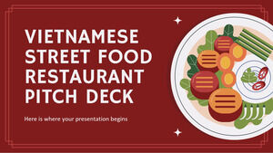 Pitch Deck des vietnamesischen Streetfood-Restaurants