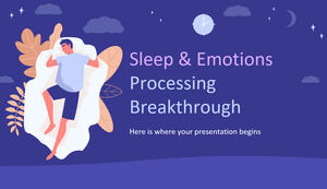 Avance en el procesamiento del sueño y las emociones