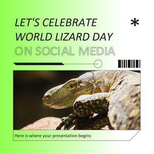 Dünya Kertenkele Günü'nü Sosyal Medyada Kutlayalım - IG Gönderileri