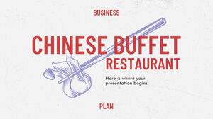 Piano aziendale del ristorante a buffet cinese