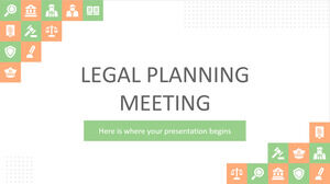 Réunion de planification juridique