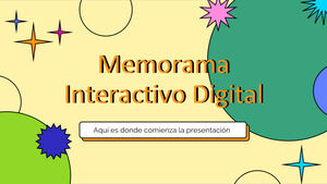 Juego de memoria interactivo digital