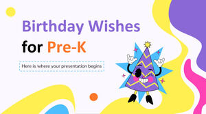 Pre-K를 위한 생일 축하