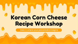 Workshop de receitas de queijo de milho coreano
