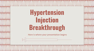 Percée de l'injection d'hypertension