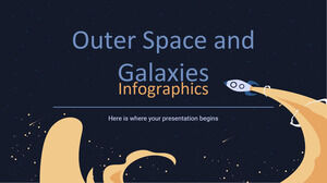 Infografică pentru spațiul cosmic și galaxii