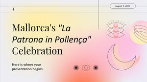 Perayaan "La Patrona in Pollenca" Mallorca