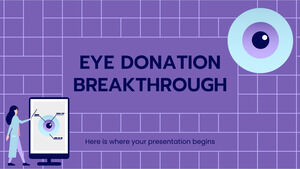 Eye Donation Breakthrough