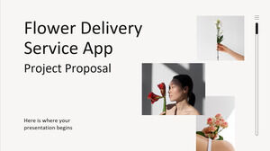 Propuesta de proyecto de aplicación de servicio de entrega de flores