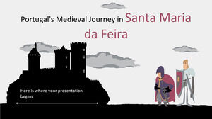 Средневековое путешествие Португалии в Санта-Мария-да-Фейра