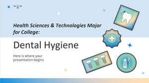 Hauptfach Gesundheitswissenschaften und -technologien für das College: Zahnhygiene