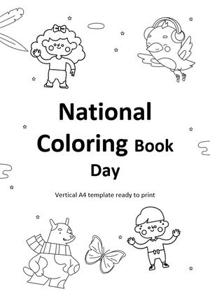 Journée nationale du livre de coloriage
