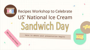 Atelier de rețete pentru a sărbători Ziua Națională a Sandwichului cu înghețată din SUA