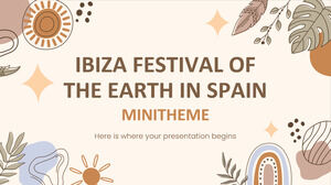 Festivalul Pământului din Ibiza în Spania - Minitemă
