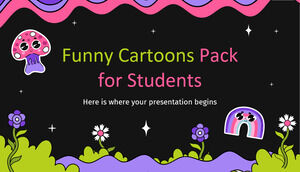 Pachet de desene animate amuzante pentru studenți
