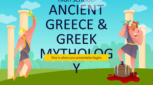 Sujet d'études sociales pour le lycée : Grèce antique et mythologie grecque