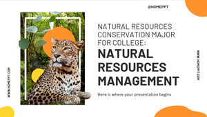 วิชาเอกการอนุรักษ์ทรัพยากรธรรมชาติสำหรับวิทยาลัย: การจัดการทรัพยากรธรรมชาติ