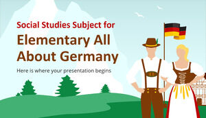 วิชาสังคมศึกษาระดับประถมศึกษา: ทุกอย่างเกี่ยวกับประเทศเยอรมนี