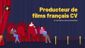 CV Producteur de Films Français