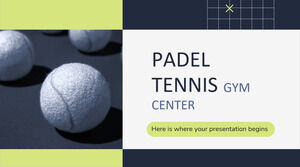 Padel Tennis Gym Center