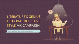 Кампания МК в стиле литературного гения в стиле детектива