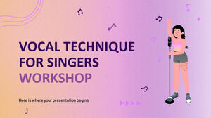Workshop „Gesangstechnik für Sänger“.
