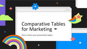 Comparative Tables for Marketing