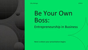 Seja seu próprio patrão: empreendedorismo nos negócios