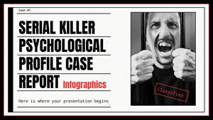 Infografica del rapporto sul caso del profilo psicologico del serial killer